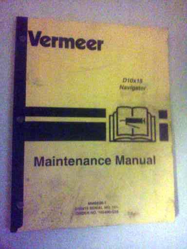 From our application insight to our confidence at the counter, Vermeer will work to answer. . Vermeer 10x15 service manual